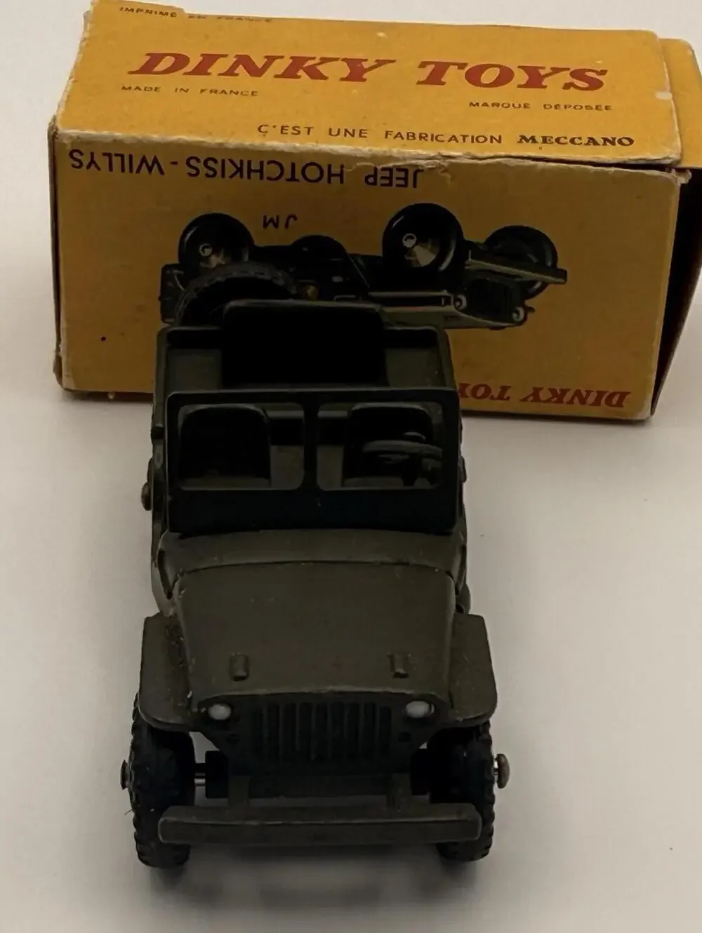 Dinky Toys 816 -‎ 80 BP Jeep Hotchkiss-Willys Military Diecast - Original Box